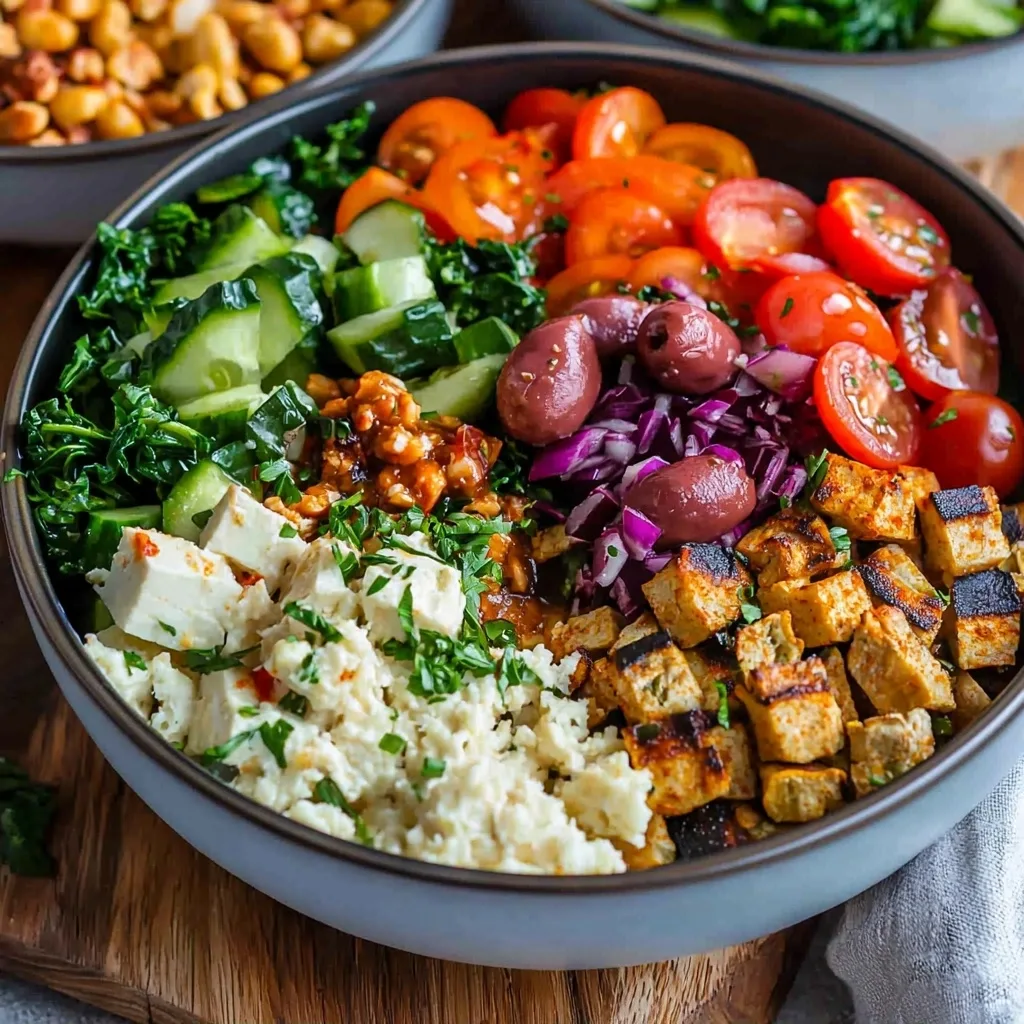 Vegan Mediterranean Bowl Recipe