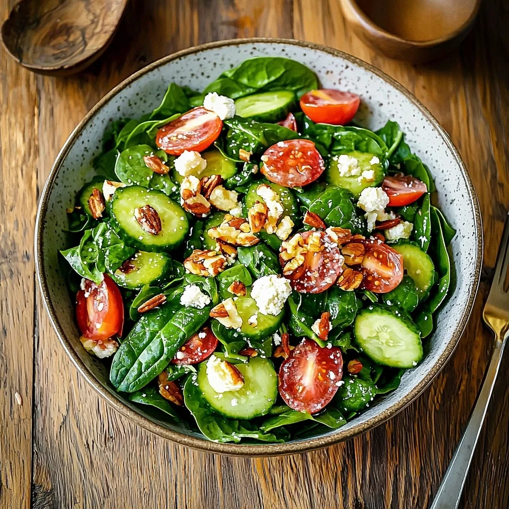 Easy Spinach Salad