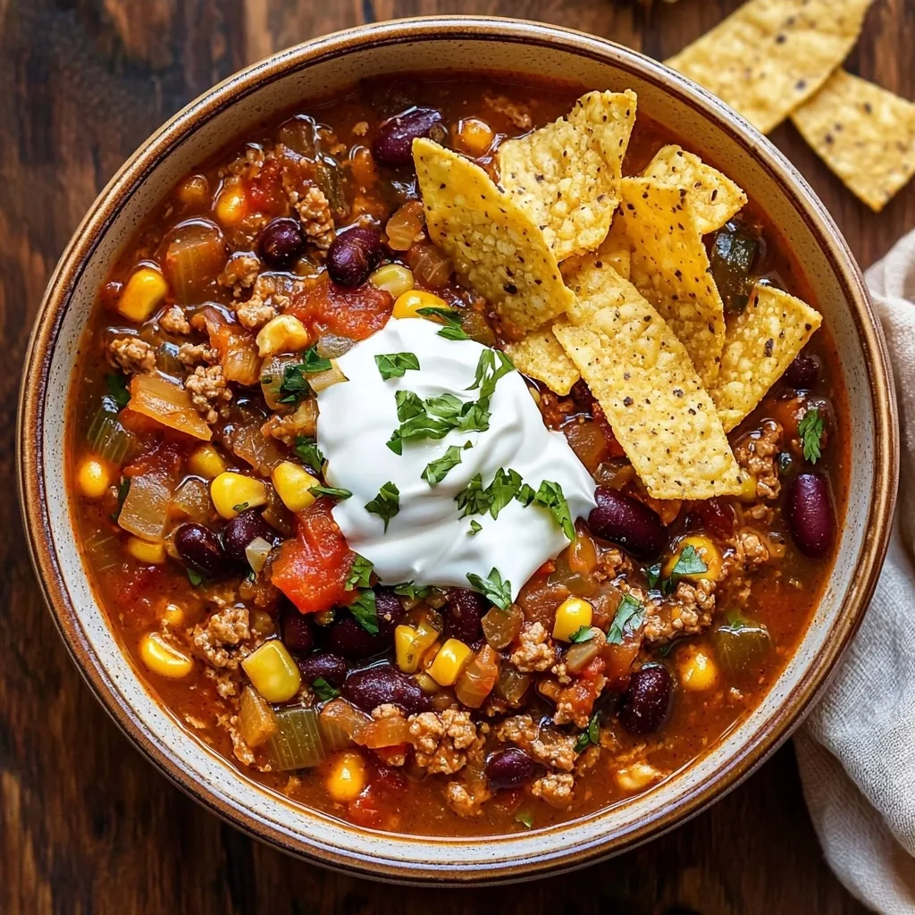 The Best Slow Cooker Taco Soup