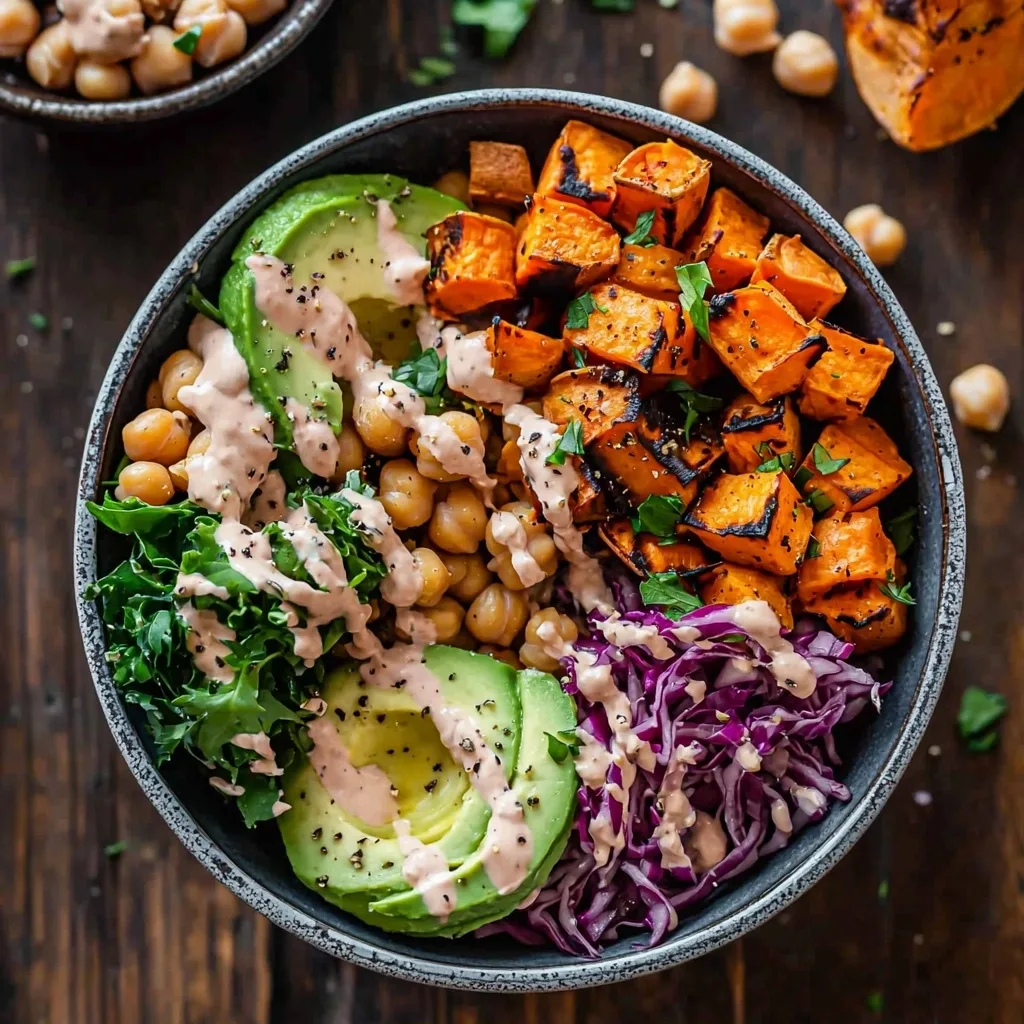 Sweet Potato Chickpea Buddha Bowl (Vegan)